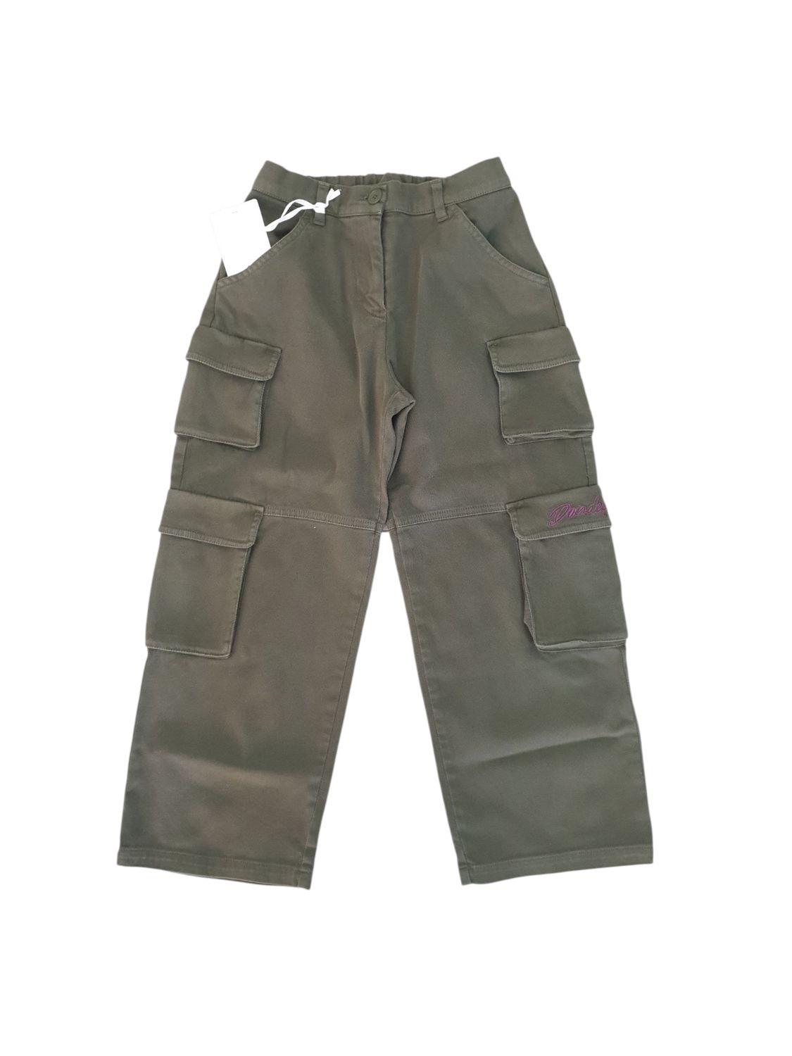 Pantalone cargo verde militare DONDUP