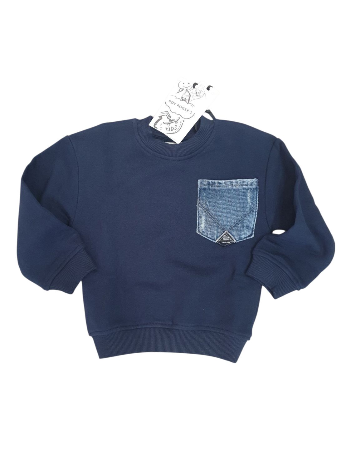 Felpa girocollo blu RoyRoger&#39;s