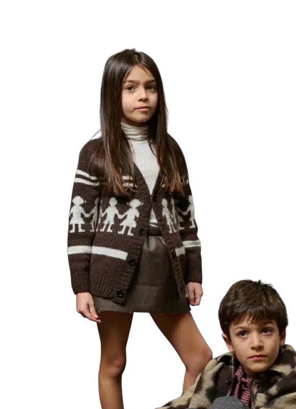 Cardigan marrone Unity DouDou