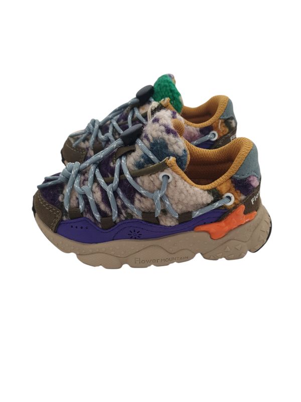 Sneaker Raikiri militare violet Flower Mountain