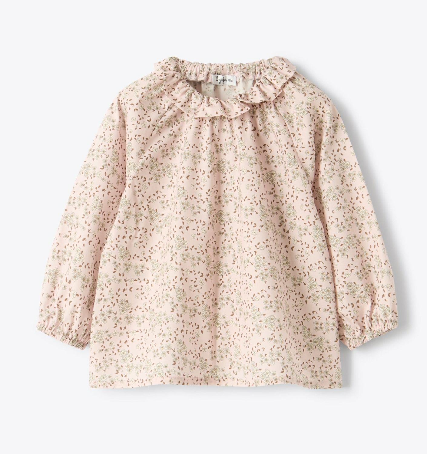 Camicia blusa in cotone floreale IlGufo
