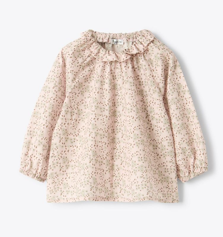 Camicia blusa in cotone floreale IlGufo