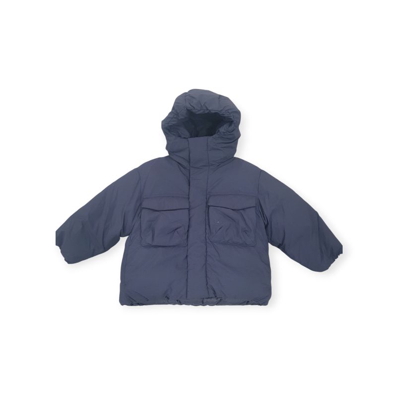 Piumino blu in nylon riciclato IlGufo