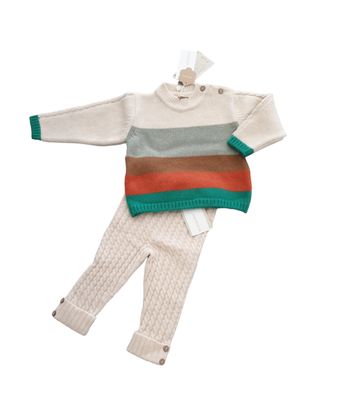 Completo 2pz ghettina e maglia cashmere Wedoble