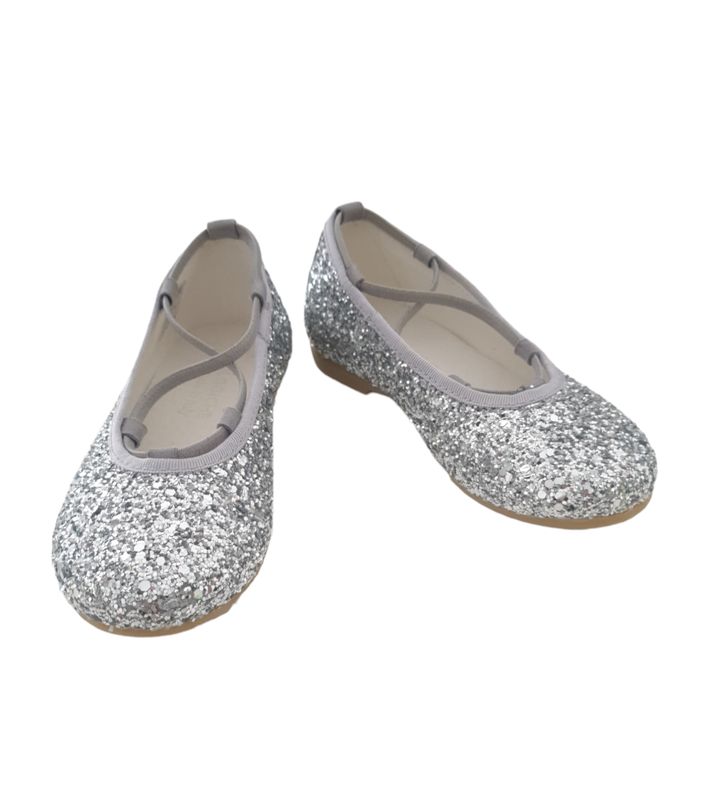 Ballerine glitter argento Gioiecologiche