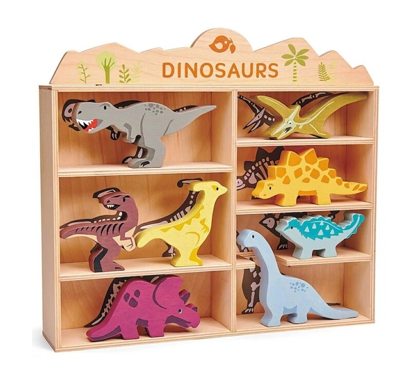 Bacheca legno dinosauri Tender Leaf