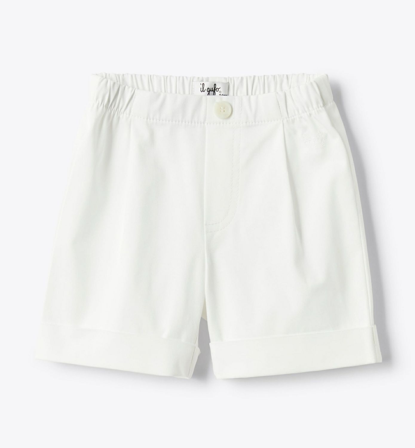 Bermuda bianco gabardine IlGufo