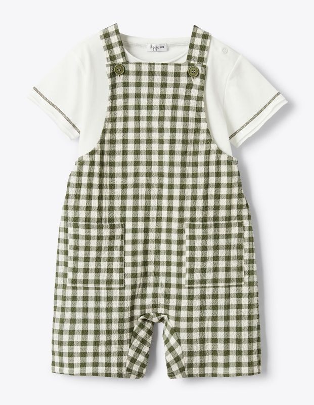 Completo salopette e t-shirt IlGufo