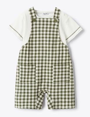 Completo salopette e t-shirt IlGufo