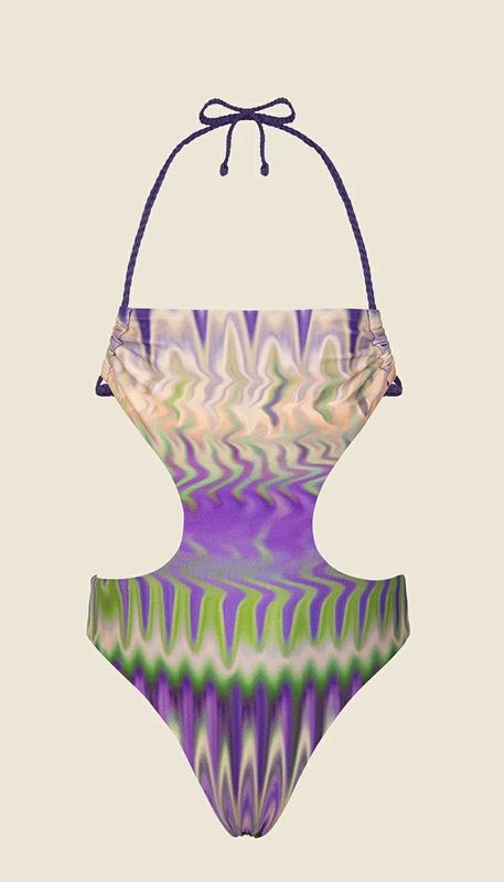 Monokini violet MEFUI