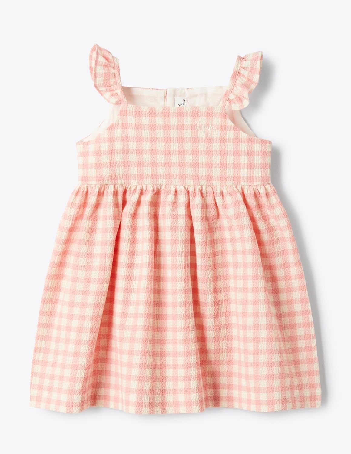 Abito in seersucker con volant IlGufo