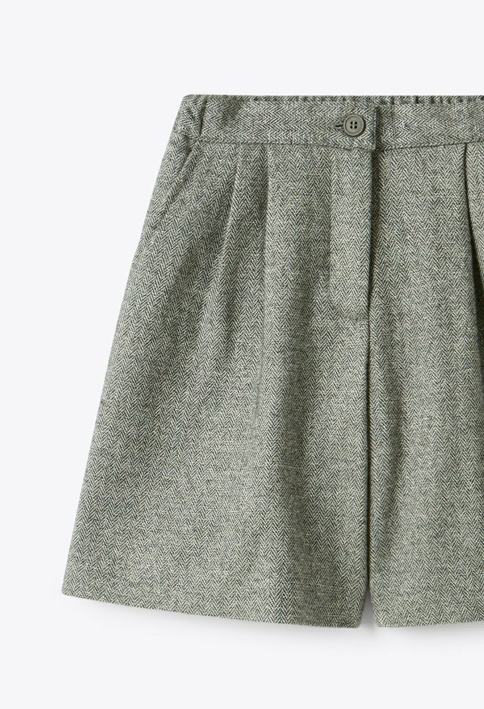 Bermuda misto lana e lurex carbone IlGufo