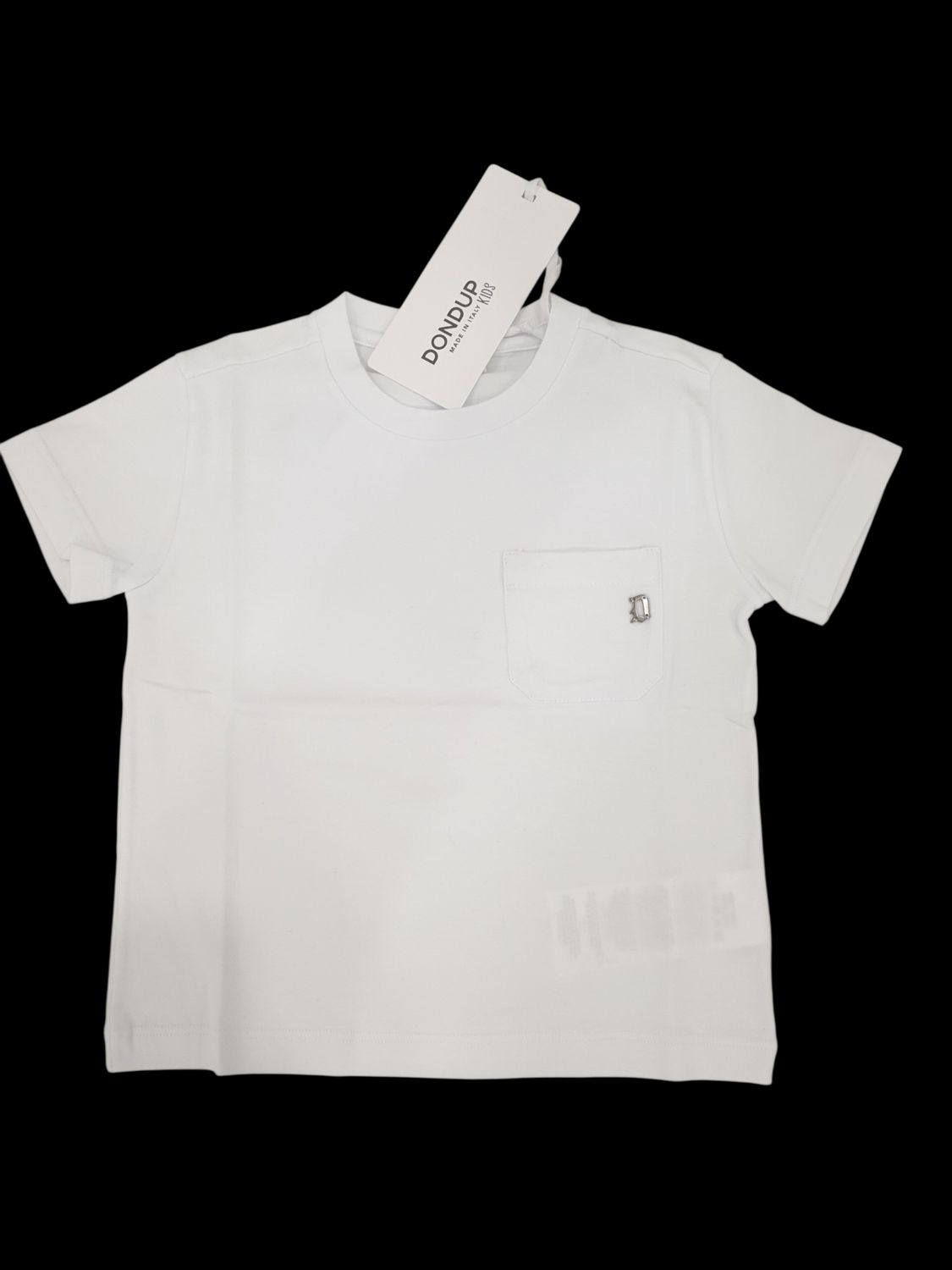 T-shirt bianca taschino DONDUP