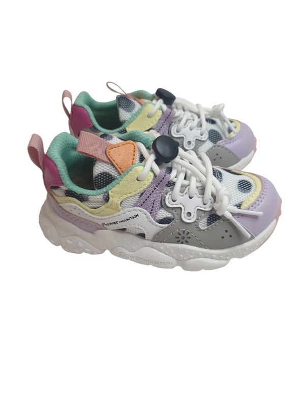 Sneaker Yamano 3 lilac/grey/white/pois Flower Mountain