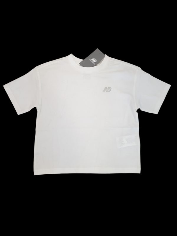 T-shirt white cropped NEWBALANCE