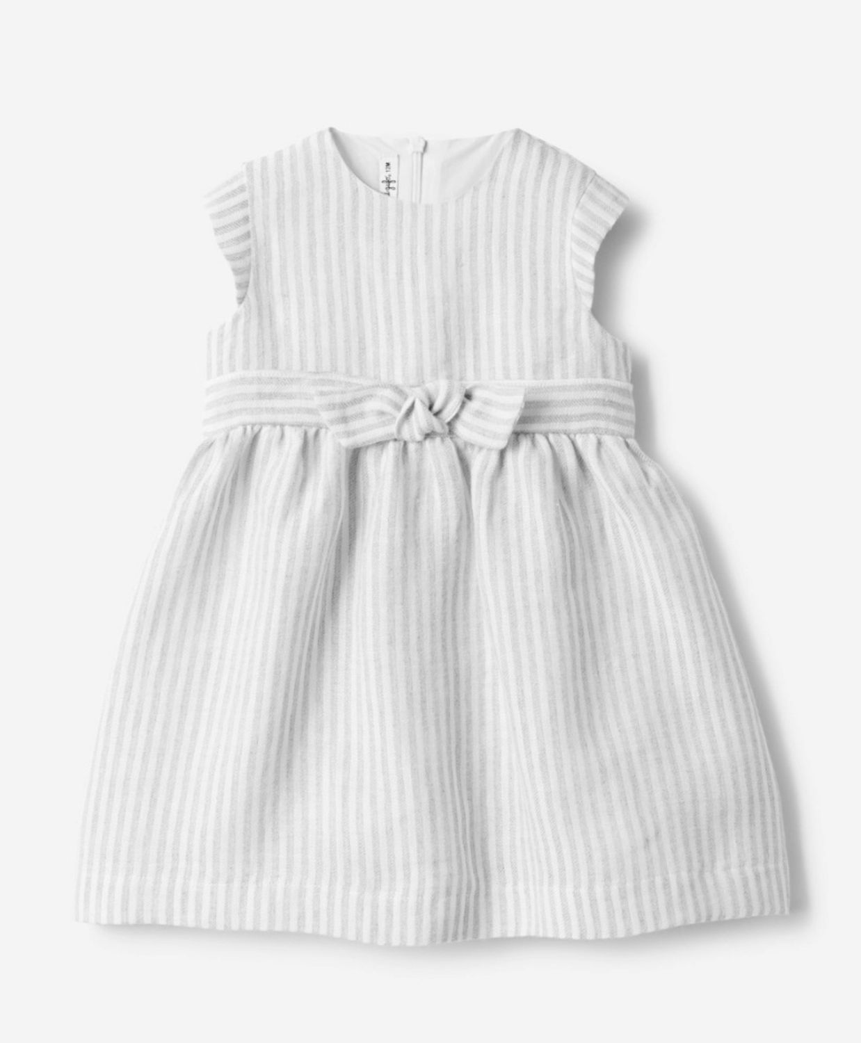 Abito in seersucker a righe acciaio IlGufo