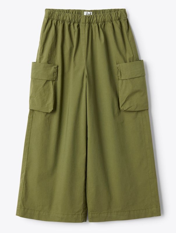 Pantalone palazzo in popeline IlGufo