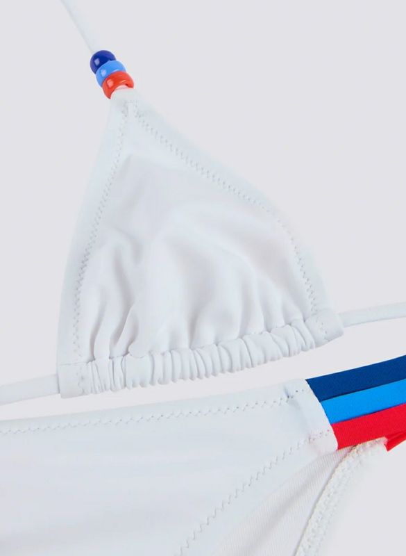 Bikini triangolo e slip White SUNDEK