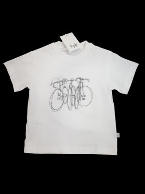 T-shirt bianca ricamata IlGufo