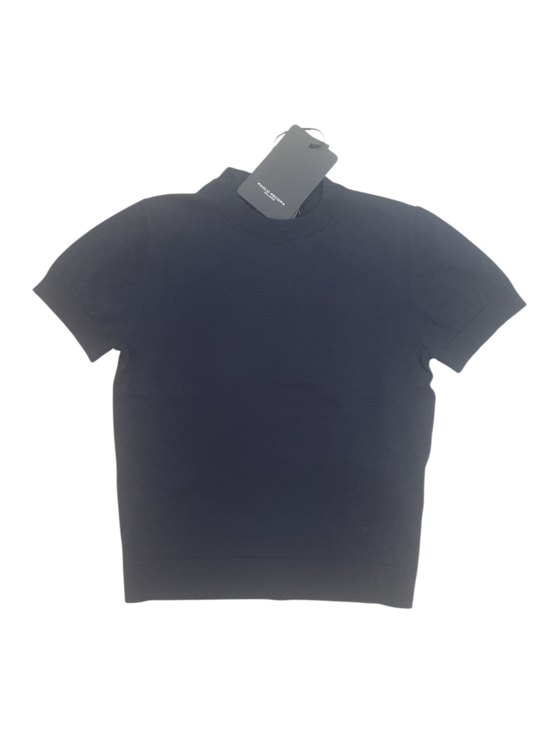 T-shirt in filo blu PaoloPecora