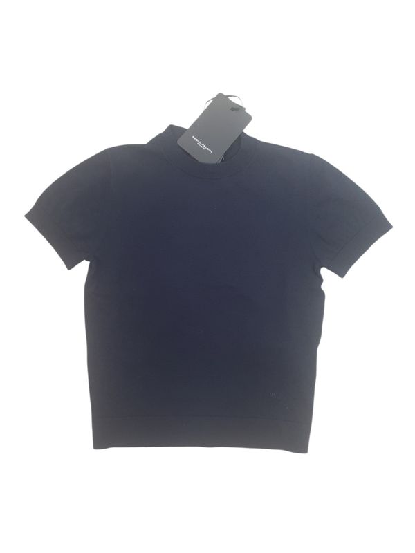 T-shirt in filo blu PaoloPecora