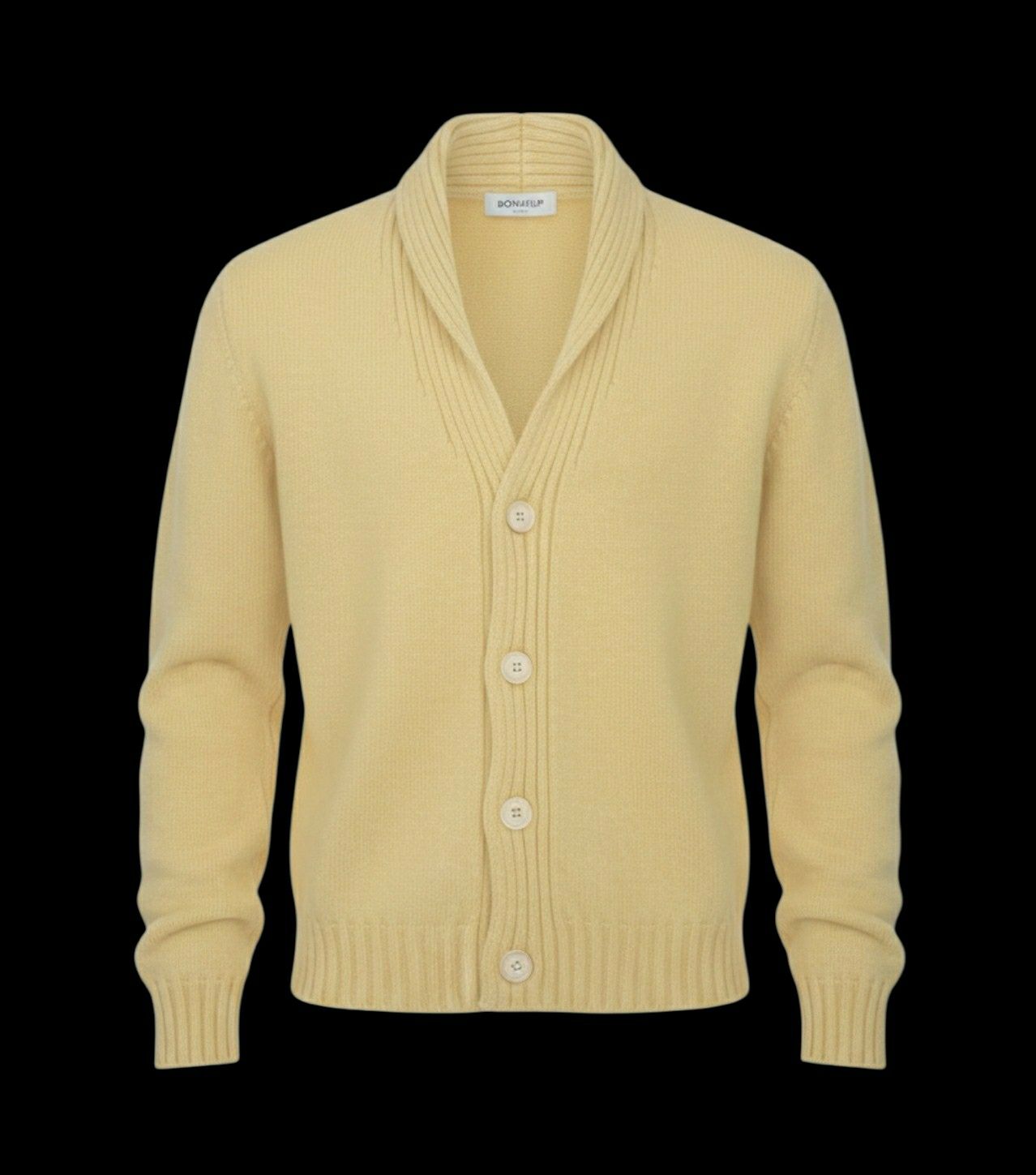 Cardigan giallo canarino DONDUP