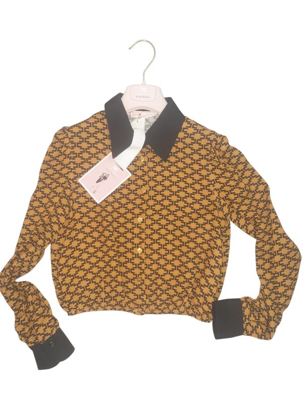 Camicia ambra e nero ELISABETTA FRANCHI