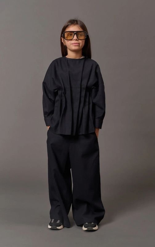 Pantalone morbido blu notte Ambizioso DouDou