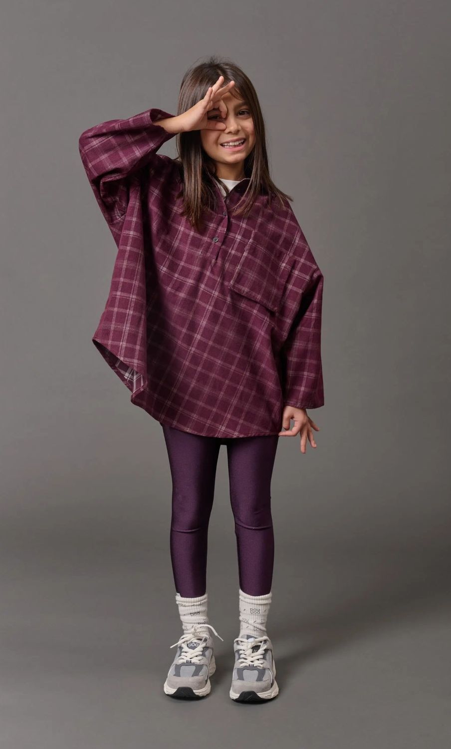 Leggings viola Valoroso DouDou