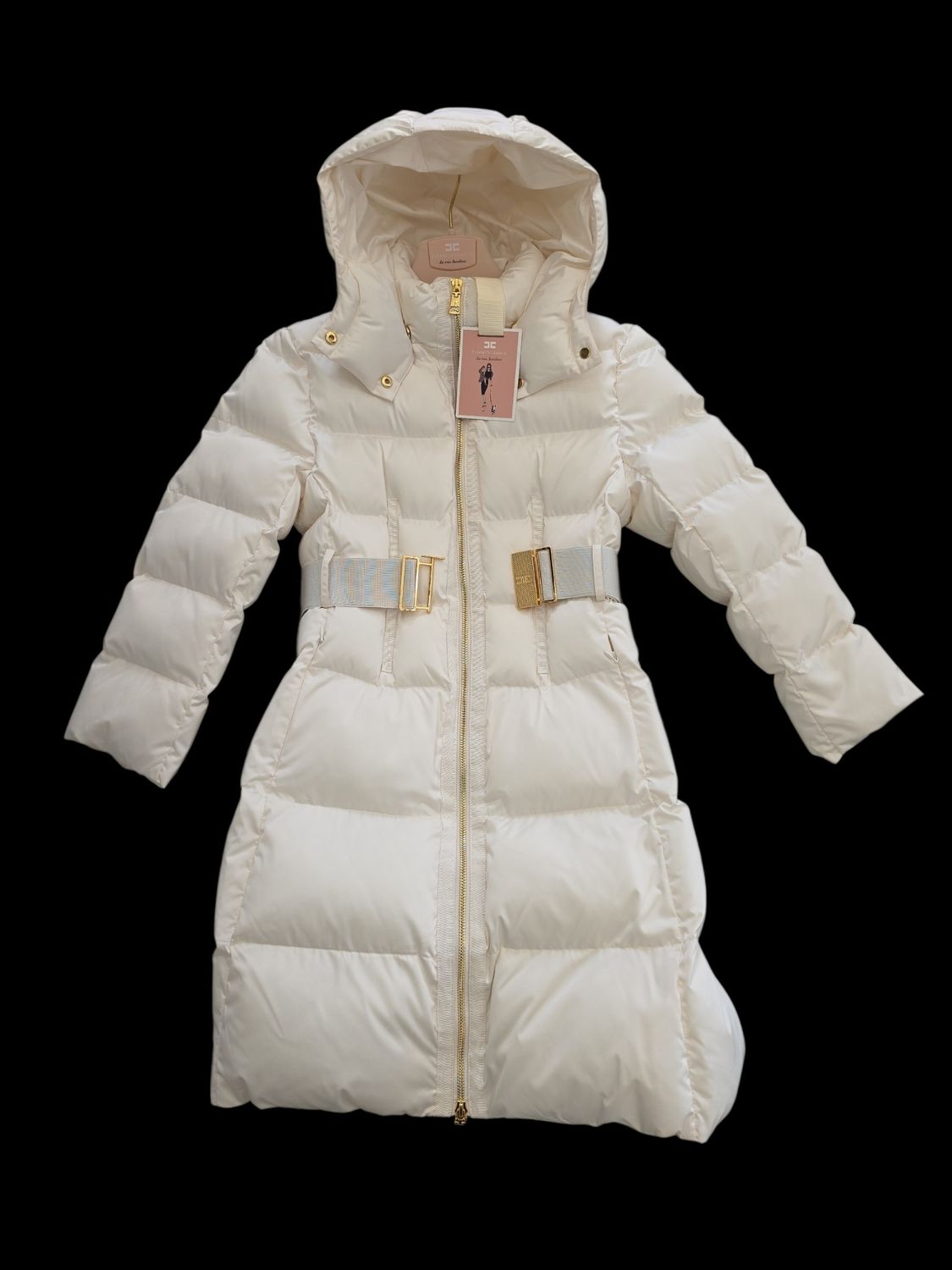 Piumino lungo White ELISABETTA FRANCHI