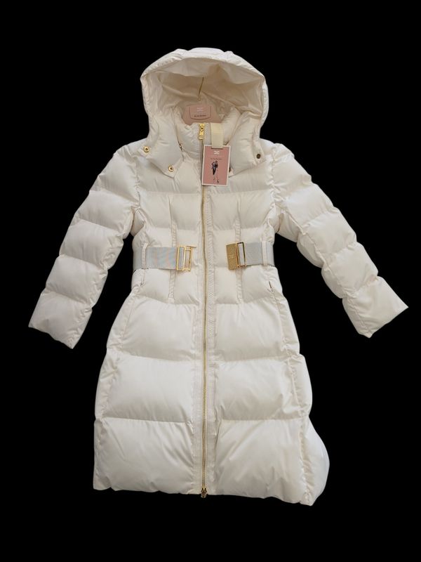 Piumino lungo White ELISABETTA FRANCHI