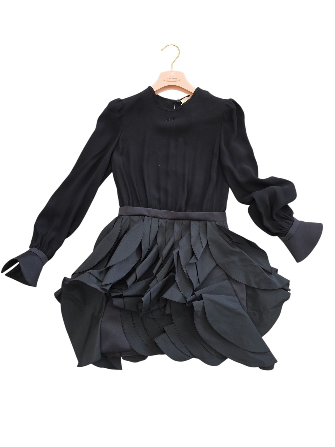 Abito nero petali ELISABETTA FRANCHI