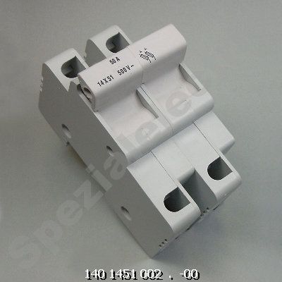 K05500100000 - Sicherungssockel, Schnappbefestigung, 10 x 38