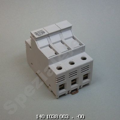 K05500100000 - Sicherungssockel, Schnappbefestigung, 10 x 38