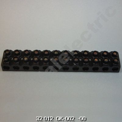 K02300400000 - Pressstoff-Klemmleisten, 12-polig