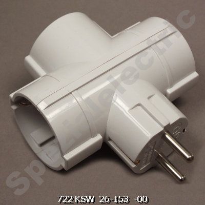 K11801800060 - Schukodreifachstecker