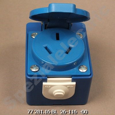 K10501350000 - Aufputzsteckdosen, 3-polig