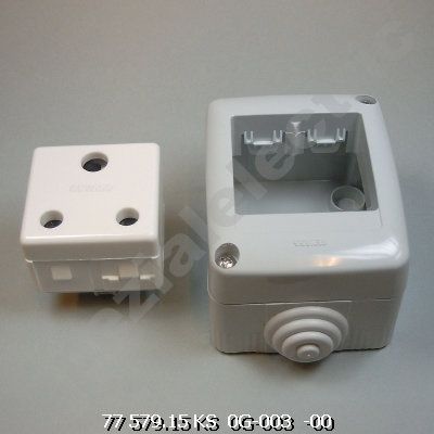 K11900900050 - Aufputzsteckdosen, 3-polig