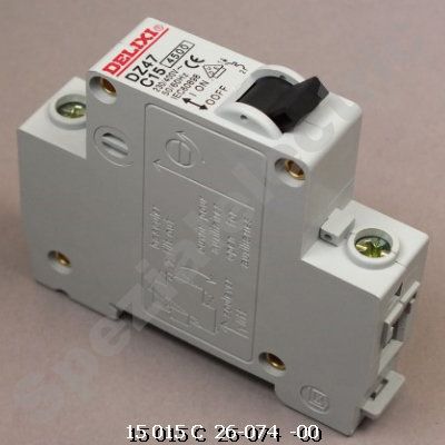 K06200600000 - Sicherungsautomaten, 1-polig, C-Charakteristik
