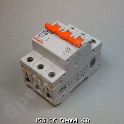 K06200900000 - Sicherungsautomaten, 3-polig, C-Charakteristik