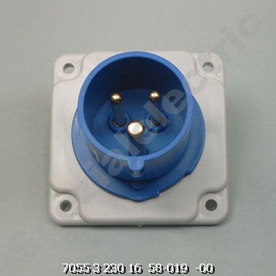 K09901000010 - CEE-Anbaugerätestecker, 3-polig
