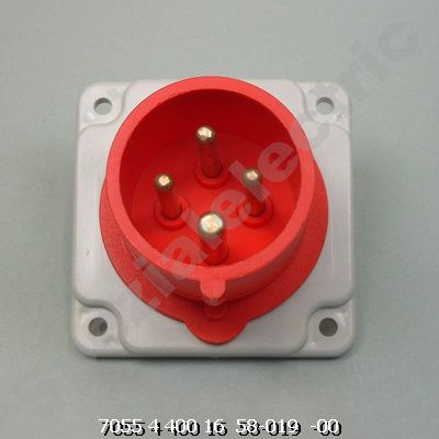 K09901100010 - CEE-Anbaugerätestecker, 4-polig