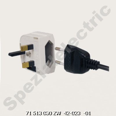 K10901000050 - Adapter, 2-polig