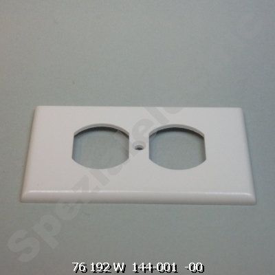 K16400100080 - Abdeckplatte, für 2 Steckdosen