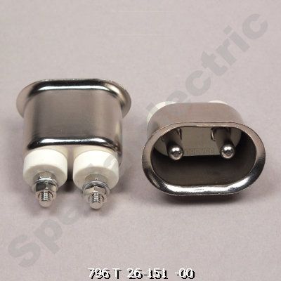 K18600200000 - Einbaugerätestecker, 2-polig + E