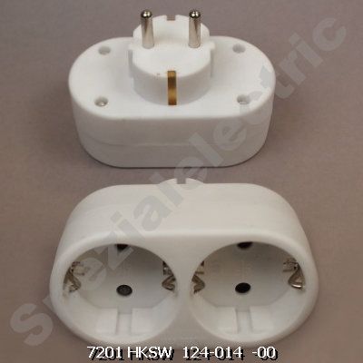 K09500200000 - Schukozweifachstecker