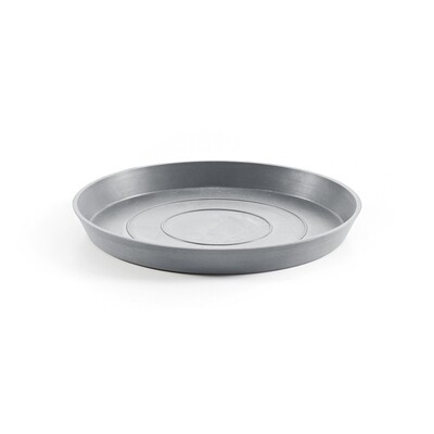 Ecopots Saucer Round Blue Grey - inside bottom Ø 33 cm / outside Ø 36,5 x H 3,5 cm
