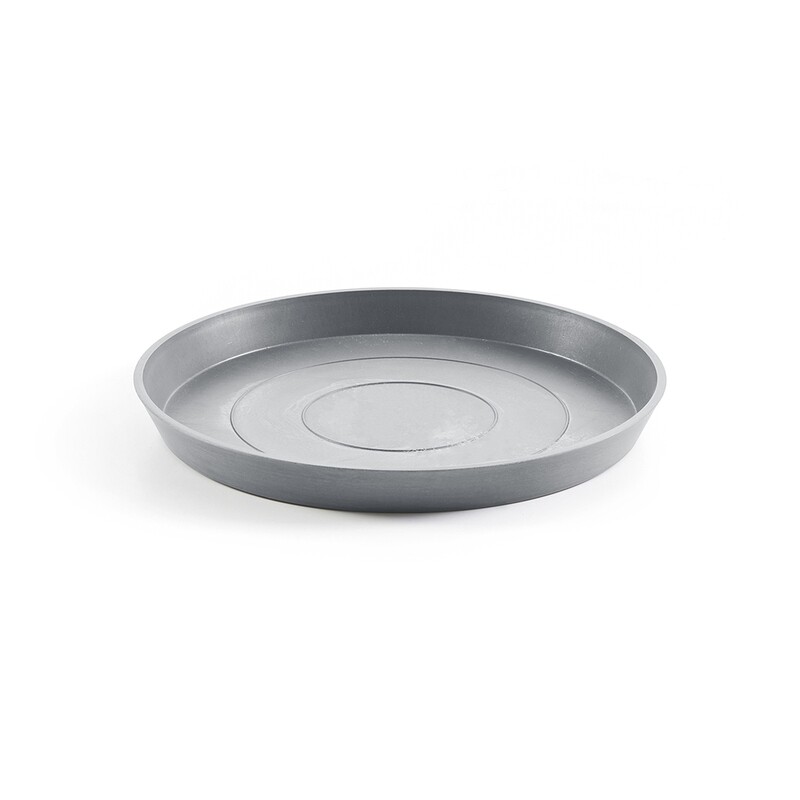 Ecopots Saucer Wheels Blue Grey - inside bottom Ø 38 cm / outside Ø 41,6 x H 9 cm