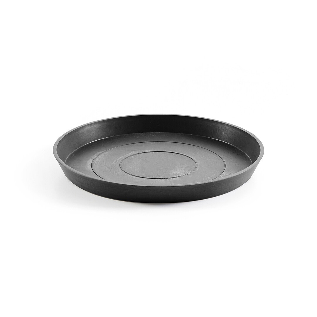 Ecopots Saucer Round Dark Grey - inside bottom Ø 40 cm / outside Ø 44,5 x H 3,5 cm