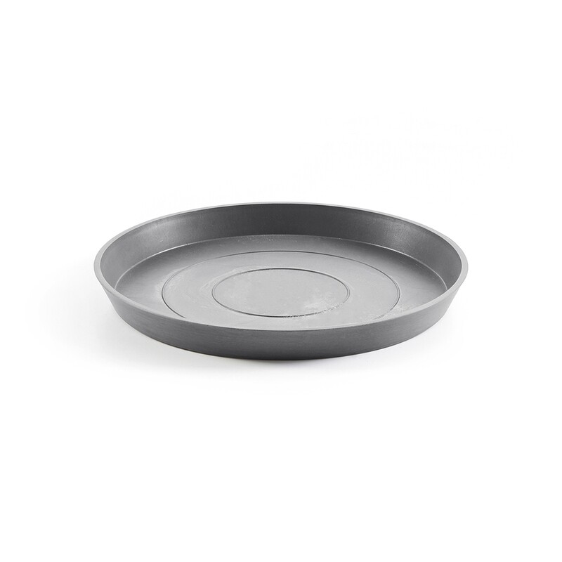 Ecopots Saucer Round Grey - inside bottom Ø 46 cm / outside Ø 50,5 x H 3,5 cm